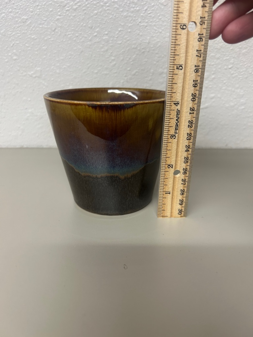 CA Glazed Ceramic planter in “Mira”   MCM. - Picture 3 of 6